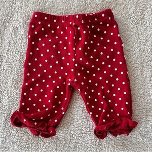 Starting Out Red Polka Dot Baby Pants